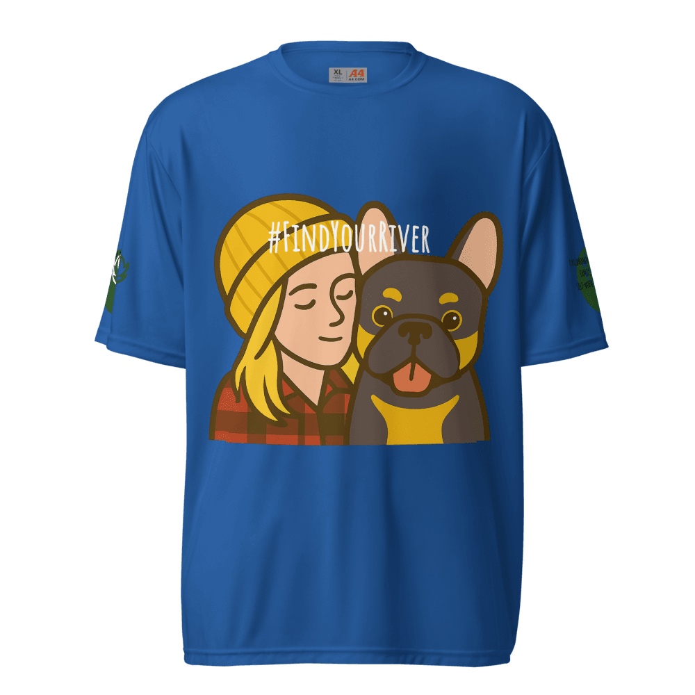 unisex-performance-crew-neck-t-shirt-n3142 with "I'll Go to Hell Free"